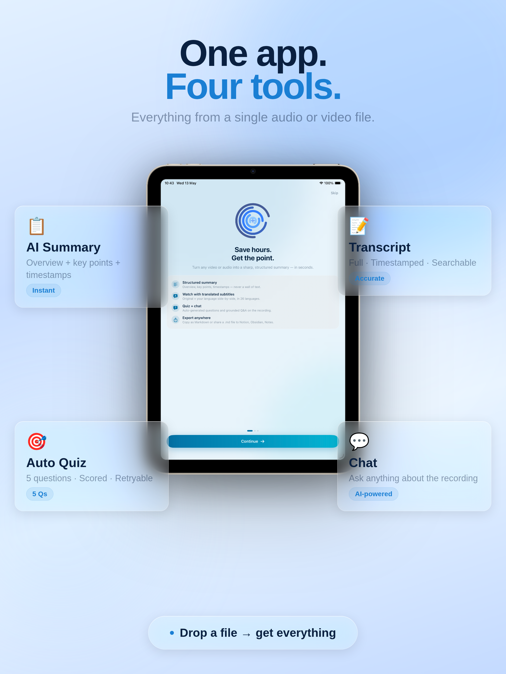 Clipsule: AI Transcribe Notes screenshot 10