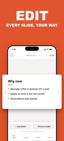 SlideLab: AI Presentation iPhone screenshot