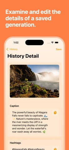 Caption & Hashtag Expert AI screenshot