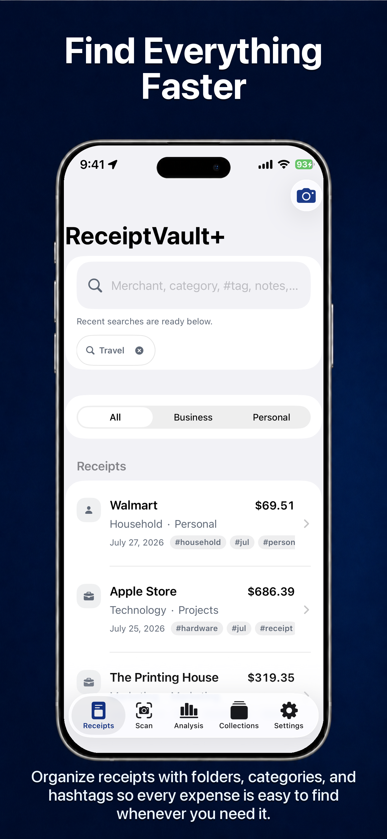 ReceiptVault + screenshot 4