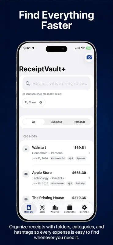 ReceiptVault + screenshot 4 of 10