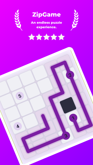 ZipGame: Logic Puzzle & Brain Screenshot 1 of 8