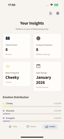 Wheel of Emotions screenshot