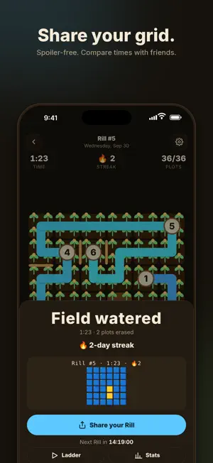 Rill: Number Path Puzzle screenshot 2