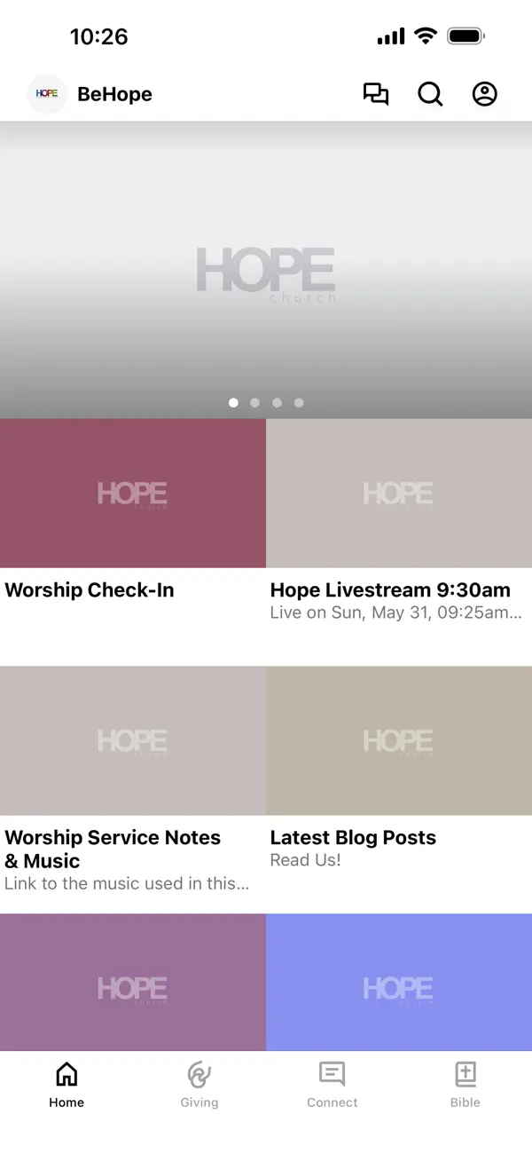 Screenshot #1 pour Be Hope Church
