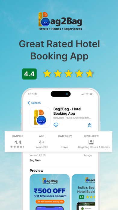 Bag2Bag Hotels, Homes, Resorts Screenshot