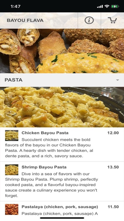 Bayou Flava Food screenshot-3