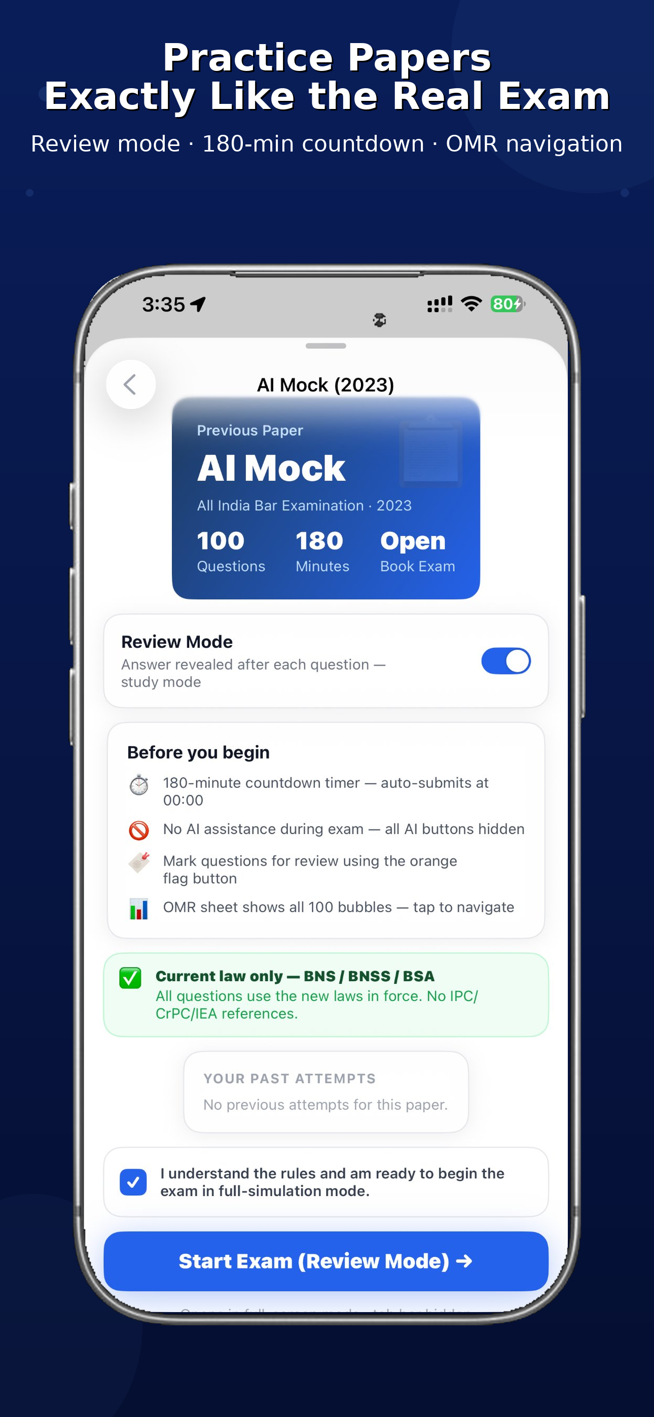 AIBE Exam Prep With AI Mentor