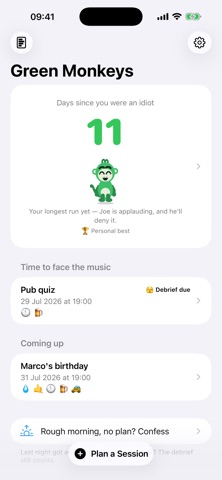 Green Monkeys - Drinking Buddy Screenshot 1 of 7