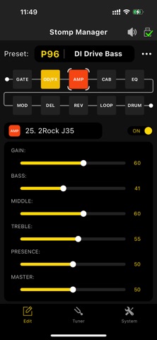 Stomp Manager Screenshot 1 of 3