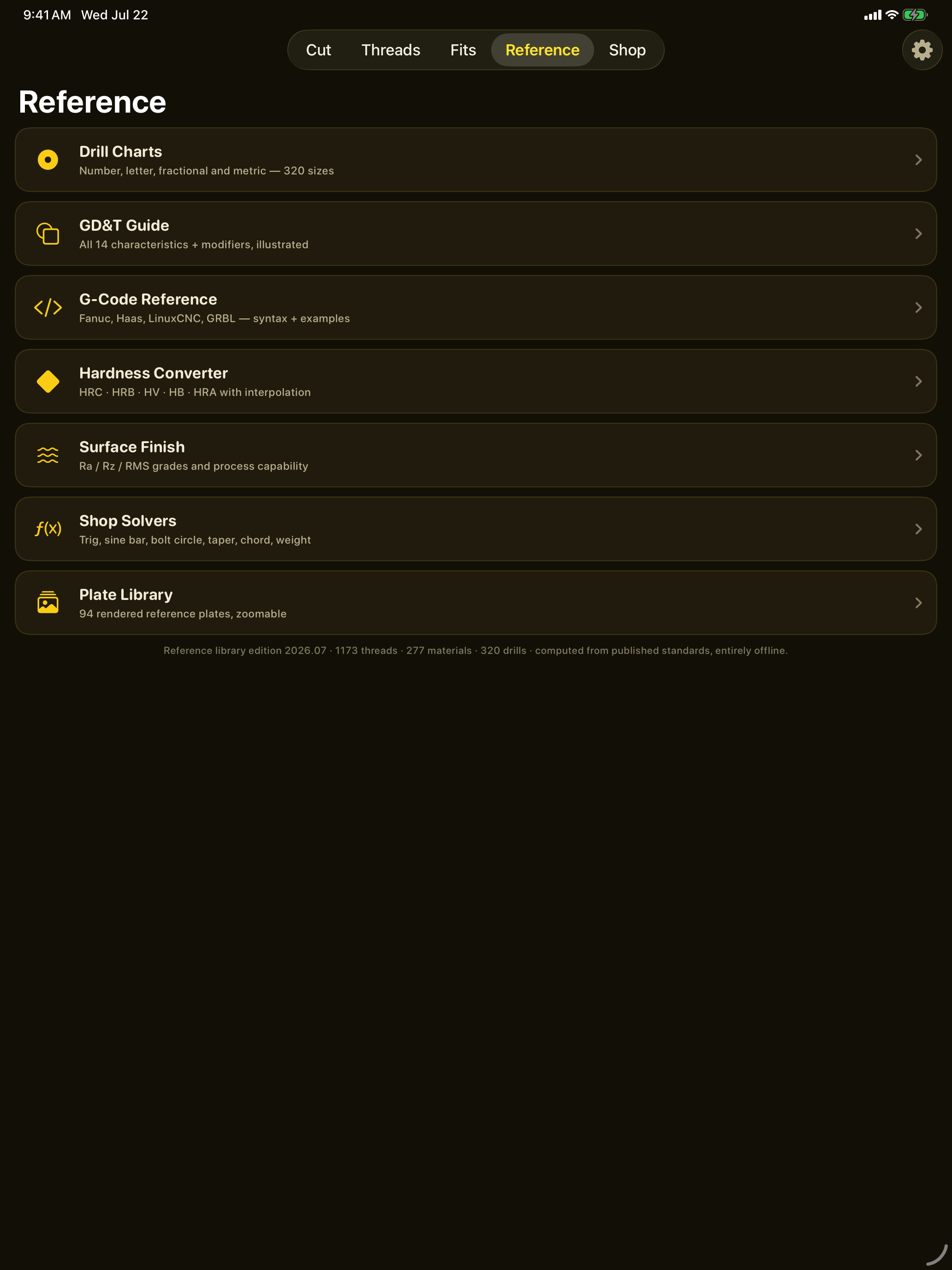 Chipwright: Machinist Suite iPad screenshot 4 of 5