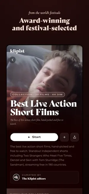 Klipist: Curated Short Films screenshot 3