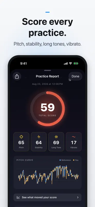 PitchMonitorPro - Vocal Visual screenshot 7 of 10