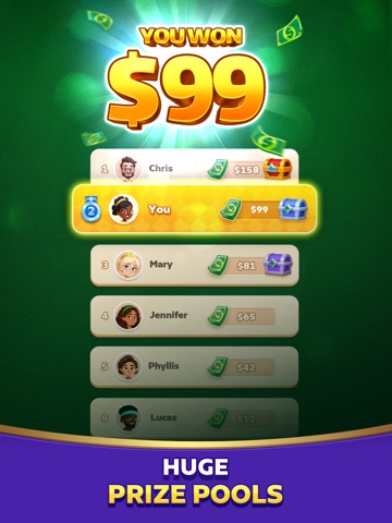 Solitaire Clash: Win Real Cash iPad screenshot