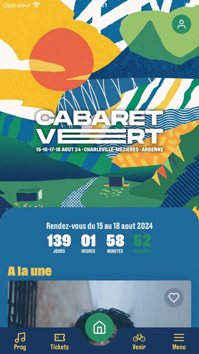 Screenshot #1 pour Cabaret Vert 2024