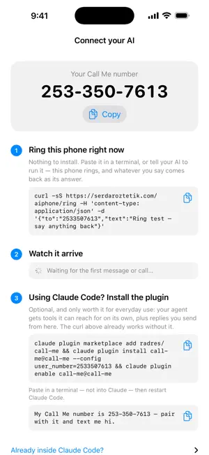 /call-me screenshot 2