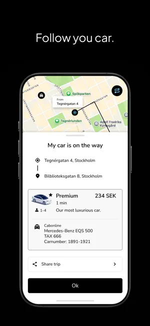 Umeå Taxi screenshot 3
