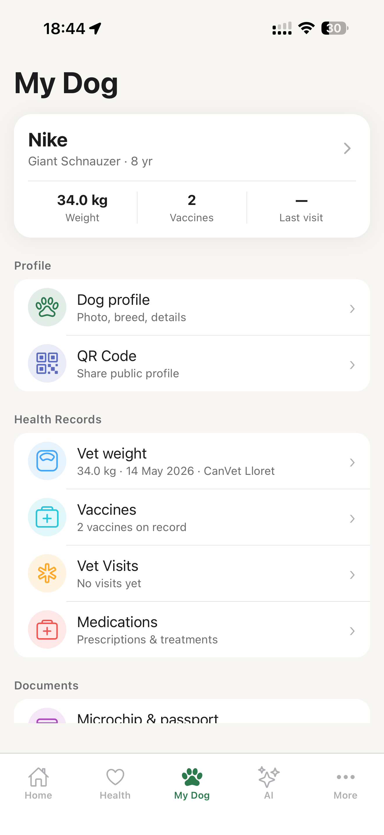 DogOS — Dog Health Tracker screenshot 3