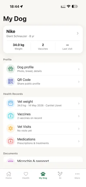DogOS — Dog Health Tracker screenshot 3