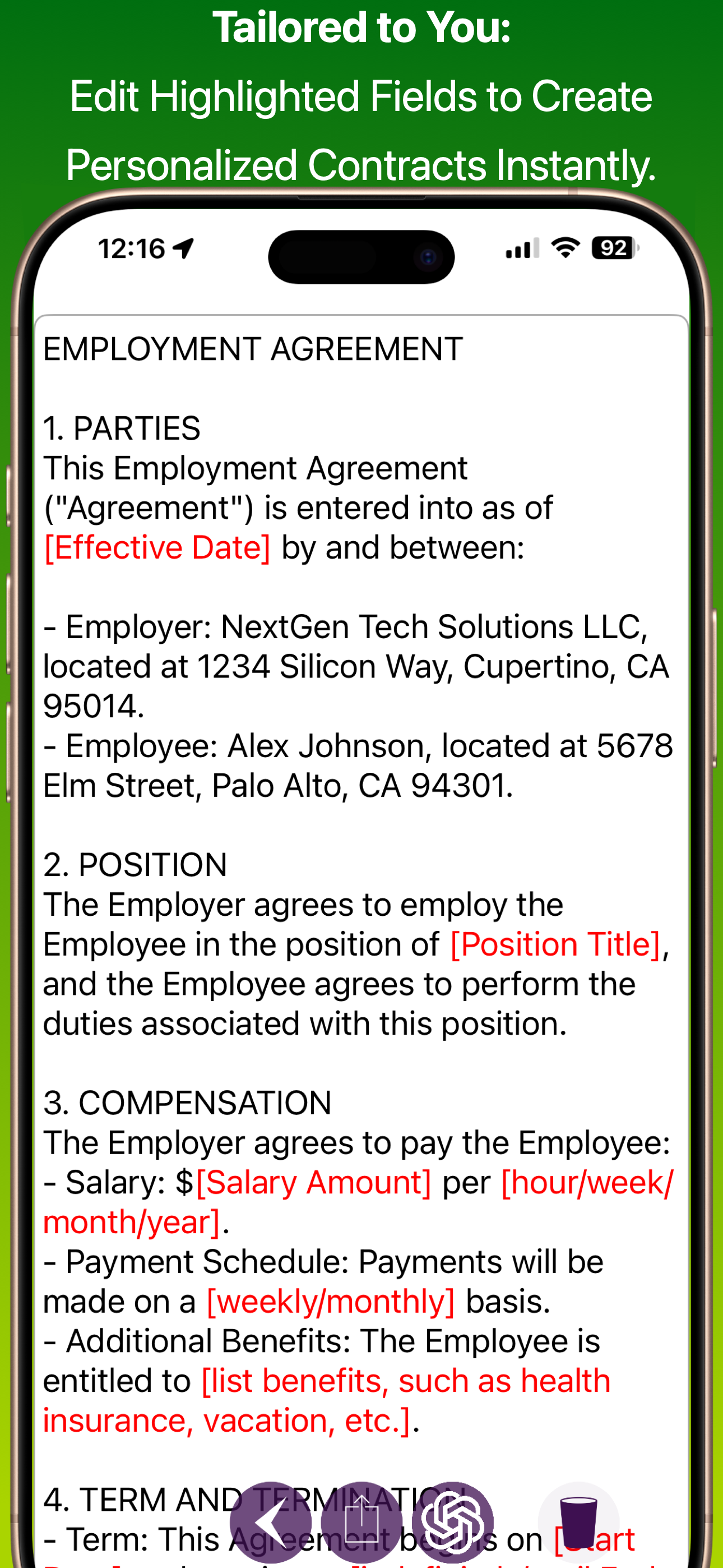 Contract