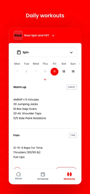 Roar Spin and HIIT screenshot 4