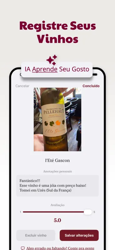 IA do Vinho - Seu Sommelier screenshot 1 of 9
