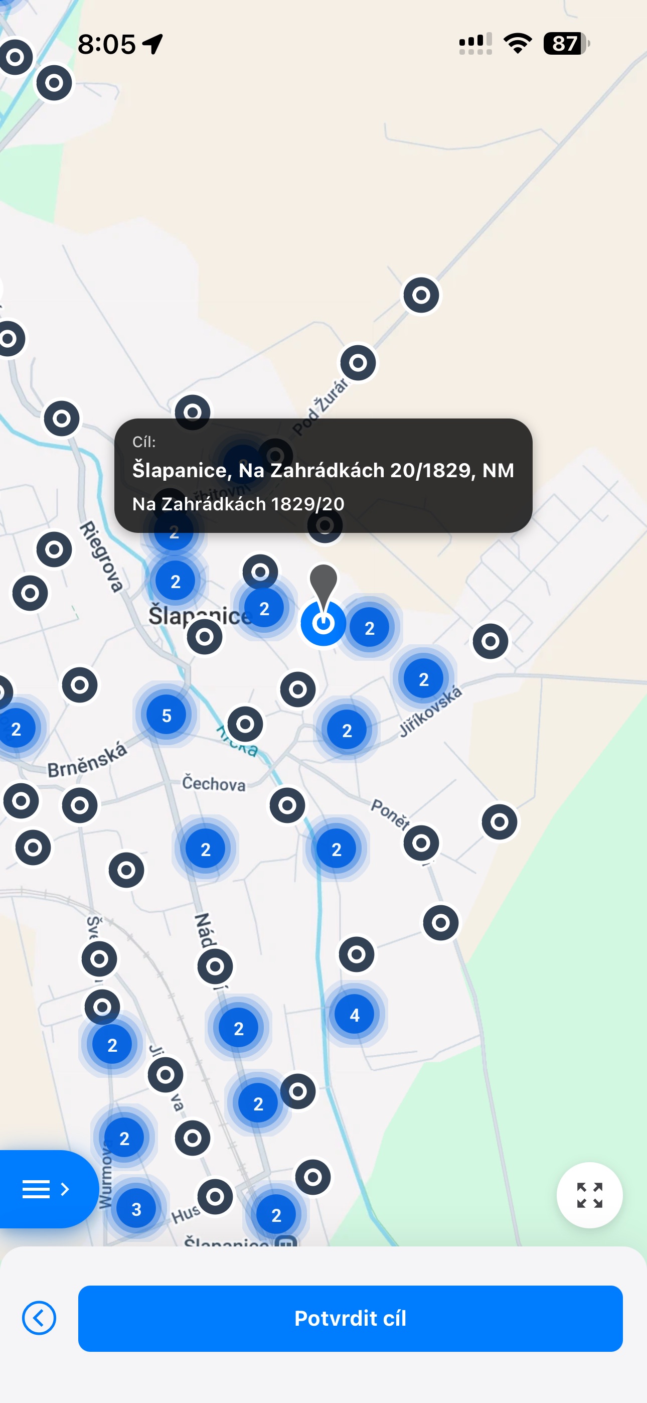 Screenshot 2 of Poptávková doprava Šlapanicka