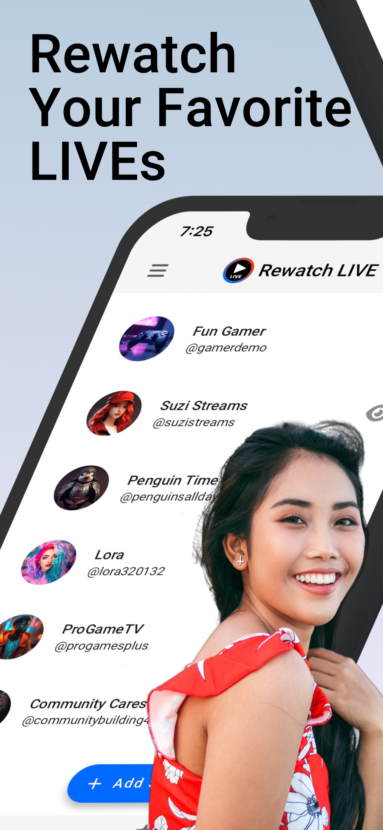 Rewatch LIVE: Save Live Stream