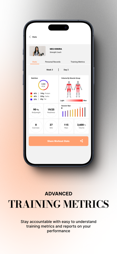 MEGKAEACTIVE: Training App screenshot 6