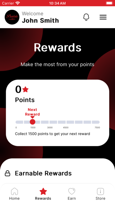 Prairie Mercantile Rewards Screenshot