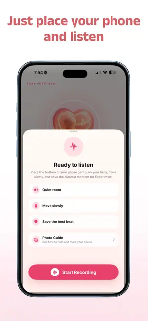 Baby Heartbeat Monitor - Lulla iPhone screenshot 2