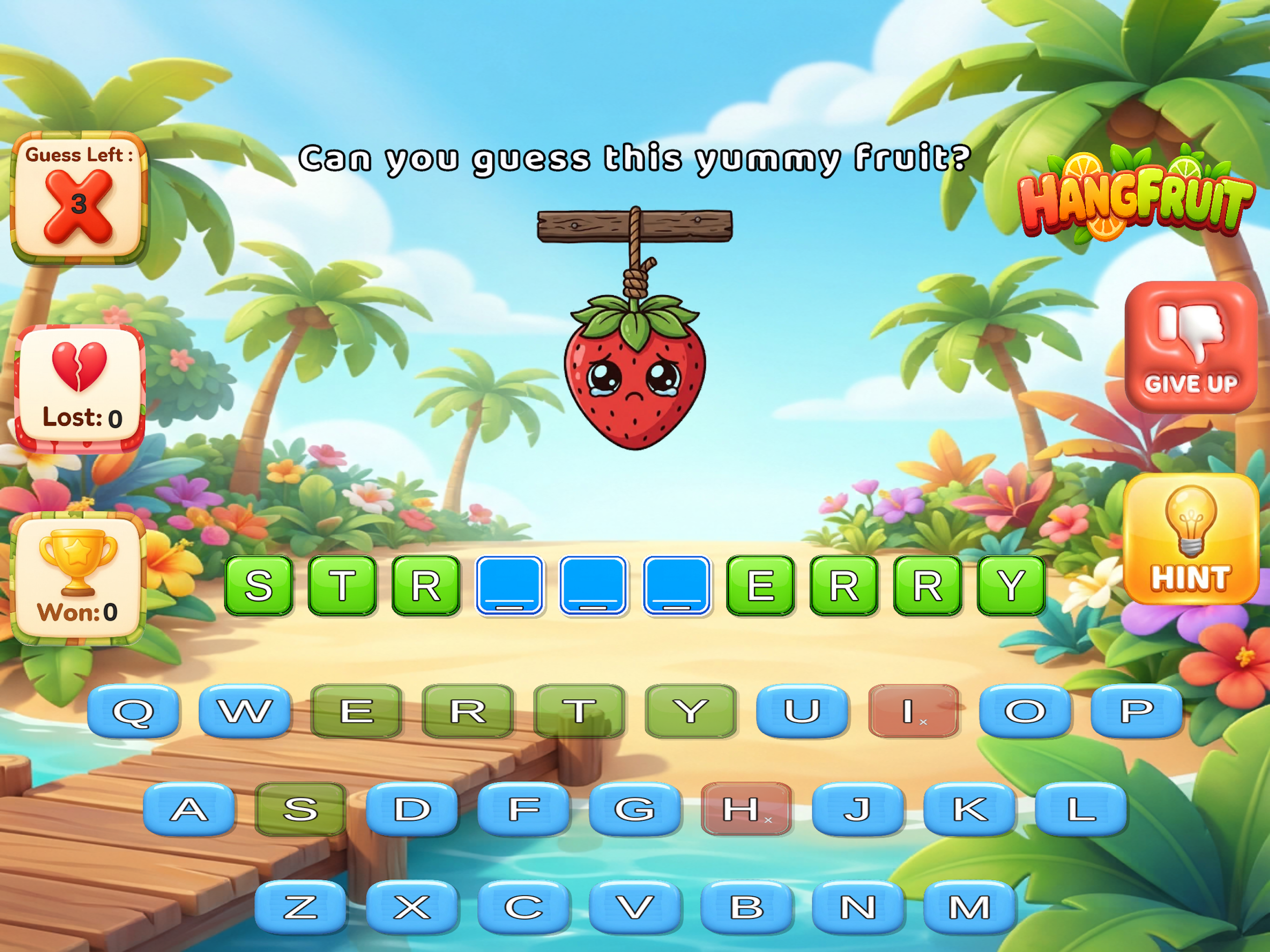 Hang Fruit : Guess the Fruit