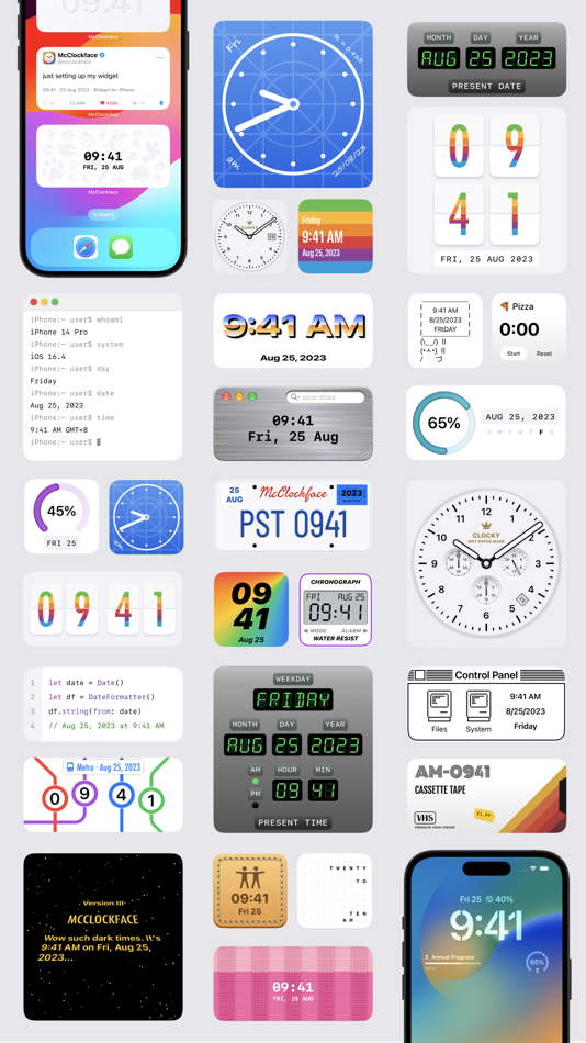 #2. McClockface – Flip Clock (macOS) 由: David Steppenbeck