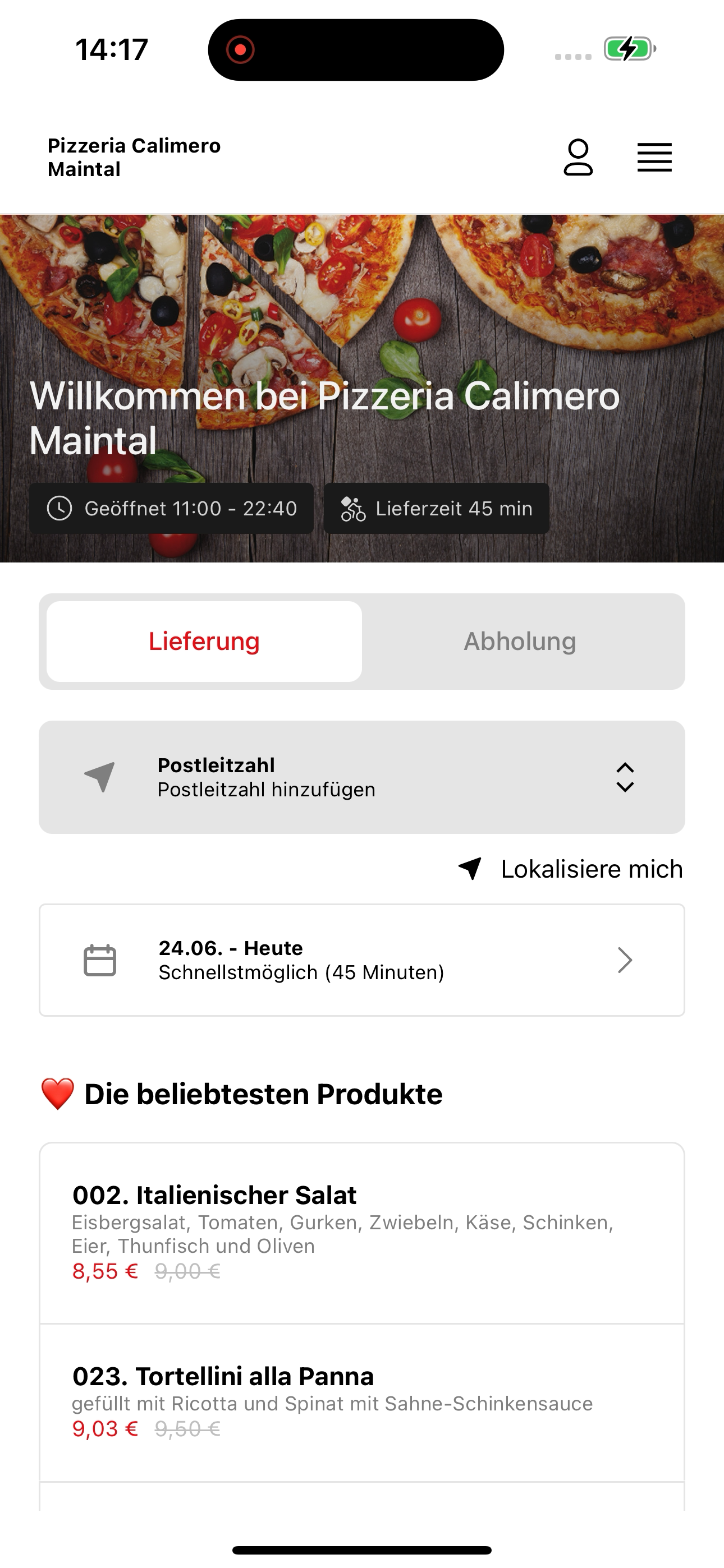 Pizzeria Calimero Maintal screenshot 6