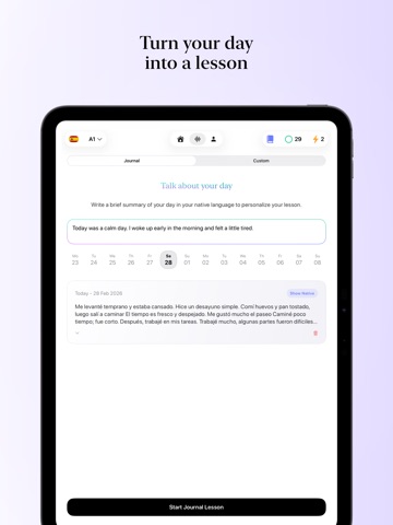Speak & Learn Spanish: Engage iPad screenshot