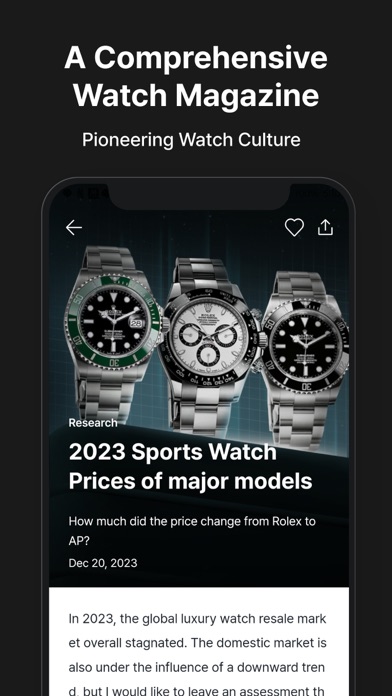 VIVER - luxury watch platform iPhone screenshot 5 - Shopping app