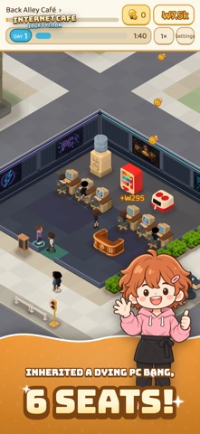 Idle Internet Cafe Tycoon Screenshot 1 of 6