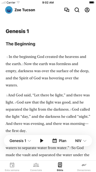 Ministerios Zoe Tucson iPhone screenshot 3 - Education app