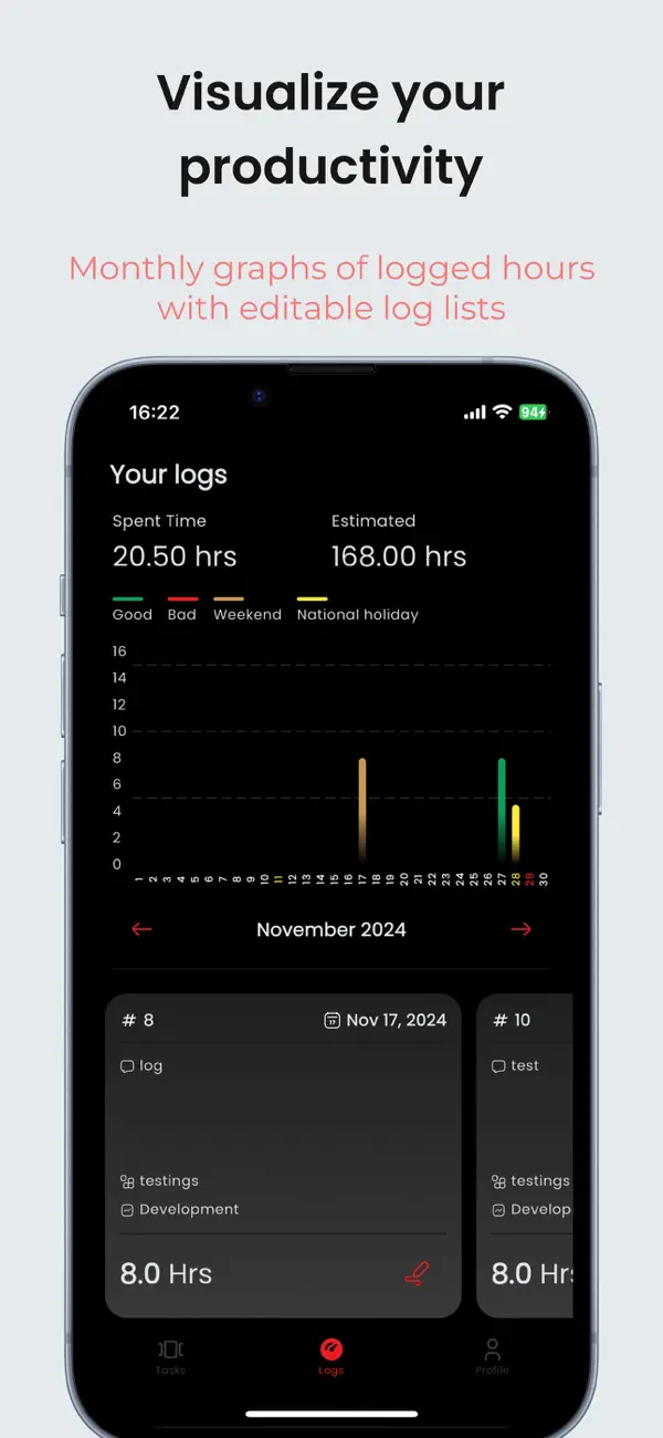 Screenshot #2 pour RedLog