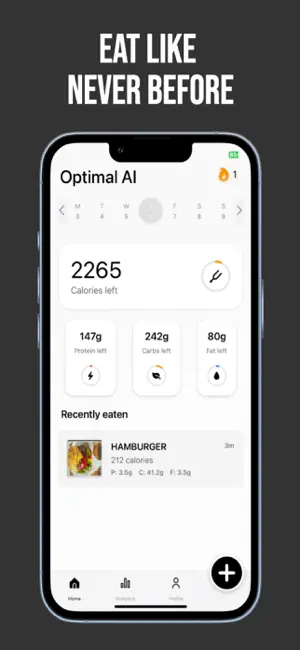 Optimal AI: Calorie Counter screenshot 1