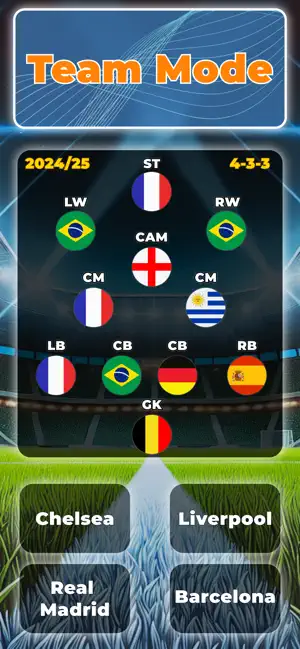 Football Quiz: Soccer Line Up screenshot 1
