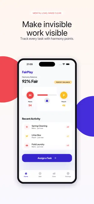 FairPlay: Chores for Couples screenshot 3