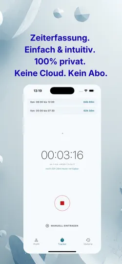 Screenshot von Uhry auf dem iPhone 1