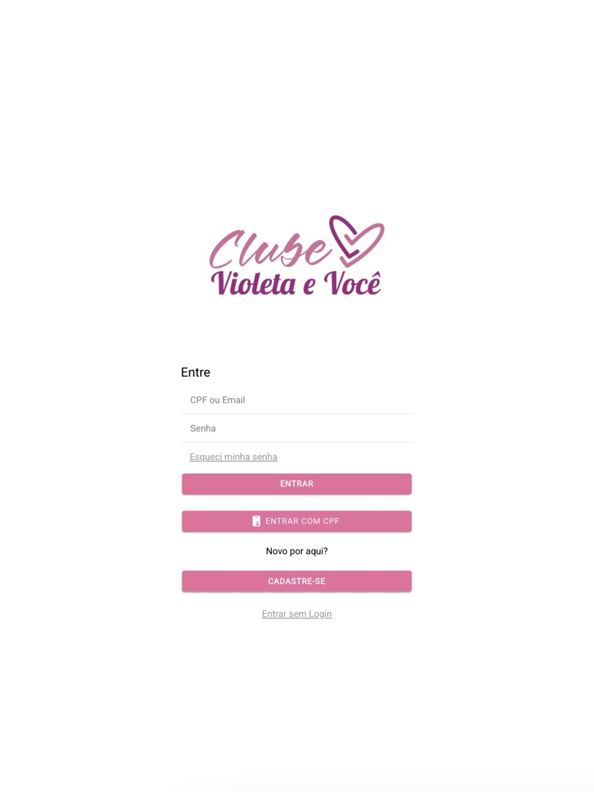 Clube Violeta e Você