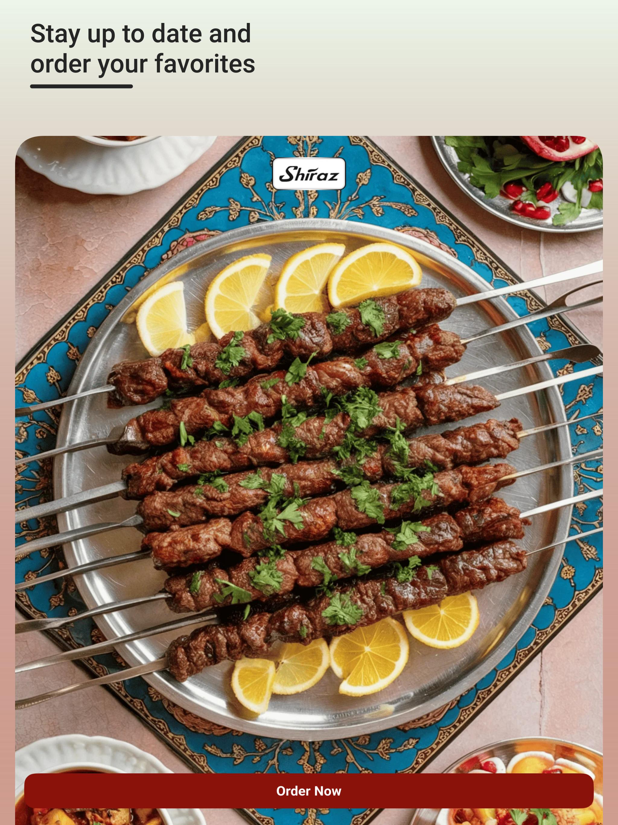 Shiraz Restaurant Delivered screenshot 5