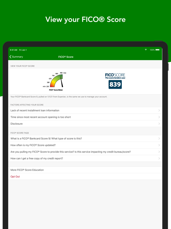 bp rewards Visa iPad screenshot 4 - Finance app
