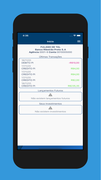 BANCO BRP Screenshot