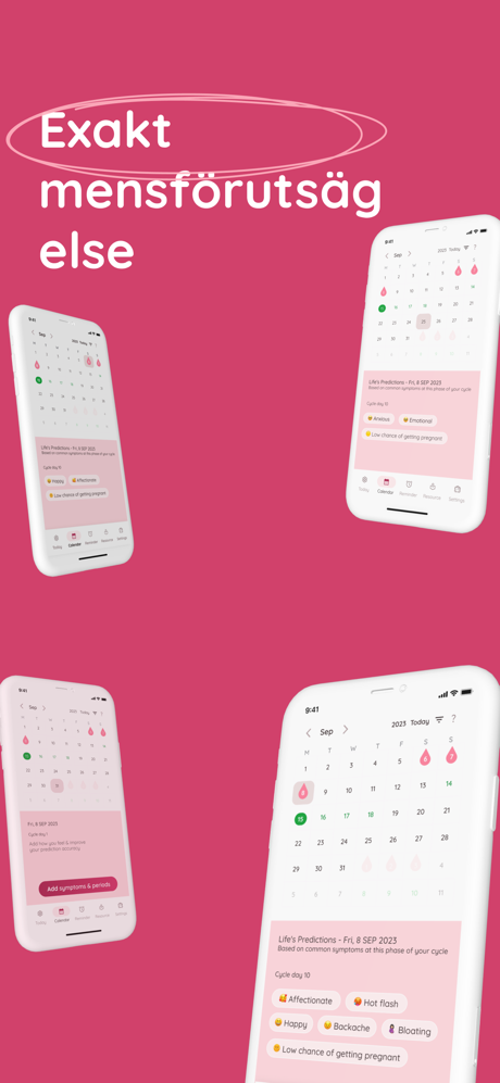 Mens & Ägglossningskalender screenshot 7
