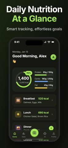NutriSnap AI Meal Screenshot 2 of 5