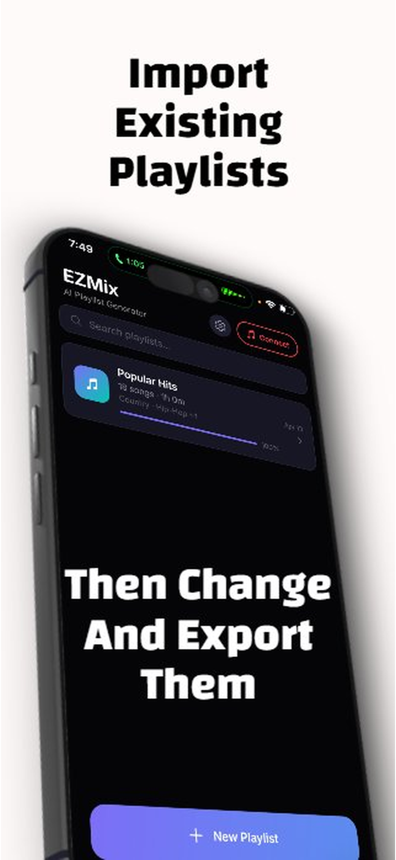 EZMix : AI Playlist Generator screenshot 5